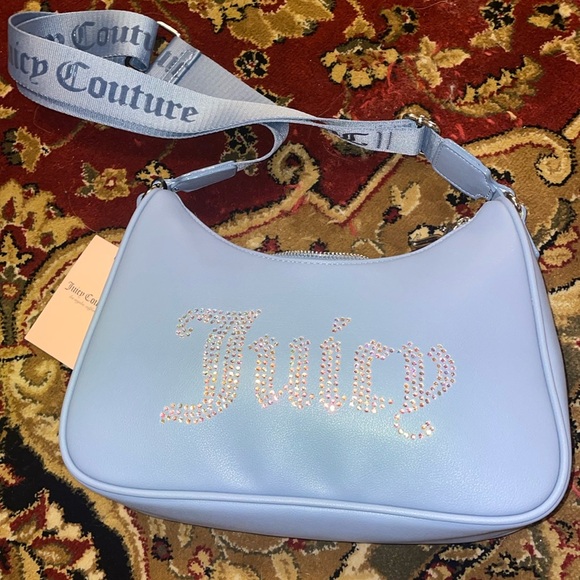 Slate Blue Juicy Couture Crossbody - Picture 1 of 6